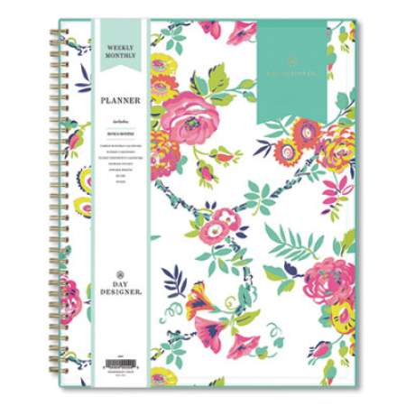 Blue Sky Day Designer Peyton Create-Your-Own Cover Weekly/Monthly Planner, Floral Artwork, 11 x 8.5, White, 12-Month (Jan-Dec): 2022 (103618)
