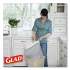 Glad ForceFlexPlus OdorShield Tall Kitchen Drawstring Trash Bags, 13 gal, 0.72 mil, 23.75" x 25.38", White, 120/Box (2191432)