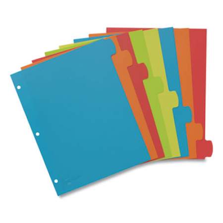 Avery Big Tab Write and Erase Durable Plastic Dividers, 8-Tab, Letter, Assorted, 1 Set (16130)