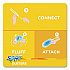 Dusters Refill, Dust Lock Fiber, Lavender Scent, Light Blue, 18/Box (99037)