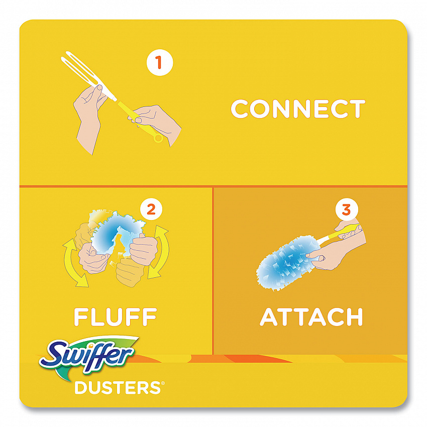 Dusters Refill, Dust Lock Fiber, Lavender Scent, Light Blue, 18/Box (99037)
