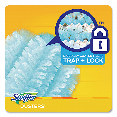 Dusters Refill, Dust Lock Fiber, Lavender Scent, Light Blue, 18/Box (99037)
