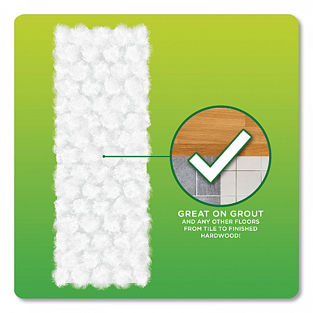 Heavy-Duty Dry Refill Cloths, 11 x 8.5, White, 32/Pack (77198)