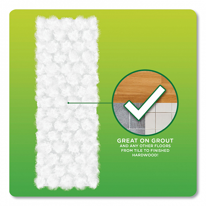 Heavy-Duty Dry Refill Cloths, 11 x 8.5, White, 32/Pack (77198)