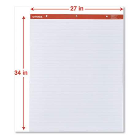 Universal Easel Pads/Flip Charts, Presentation Format (1" Rule), 50 White 27 x 34 Sheets, 2/Carton (35601)