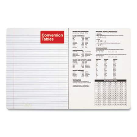 Universal Composition Book, Medium/College Rule, Black Marble Cover, 9.75 x 7.5, 100 Sheets (20940)