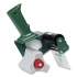 Duck Extra-Wide Packaging Tape Dispenser, 3" Core, For Rolls Up to 3" x 54.6 yds, Green (1064012)
