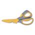 Westcott Titanium Bonded Workbench Shears, 8" Long, 3" Cut Length, Gray/Yellow Offset Handle (16512)