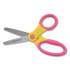 Westcott Ultra Soft Handle Scissors w/Antimicrobial Protection, Rounded Tip, 5" Long, 2" Cut Length, Randomly Assorted Straight Handle (14596)