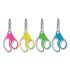Westcott Soft Handle Kids Scissors, Rounded Tip, 5" Long, 1.75" Cut Length, Assorted Straight Handles, 12/Pack (15971)