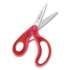 Westcott Ergo Jr. Kids' Scissors, Rounded Tip, 5" Long, 1.5" Cut Length, Randomly Assorted Offset Handles (16670)