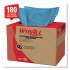 WypAll Oil, Grease and Ink Cloths, BRAG Box, 12.1 x 16.8, Blue, 180/Box (33352)