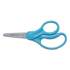 Westcott For Kids Scissors, Pointed Tip, 5" Long, 1.75" Cut Length, Randomly Assorted Straight Handles (13131)