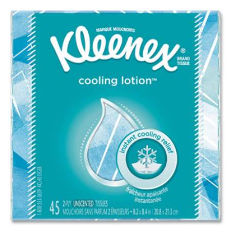 Kleenex Cool Touch Facial Tissue, 2-Ply, White, 45 Sheets/Box (50140BX)