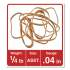 Universal Rubber Bands, Size 54 (Assorted), Assorted Gauges, Beige, 4 oz Box (00454)