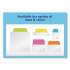 Avery Ultra Tabs Repositionable Standard Tabs, 1/5-Cut Tabs, Assorted Pastels, 2" Wide, 48/Pack (74758)
