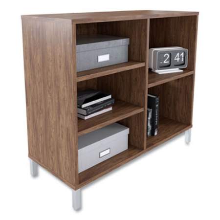 Union & Scale Essentials Laminate Bookcase, Five-Shelf, 36 x 15 x 31.6, Espresso (24398954)