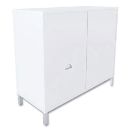 Union & Scale Essentials Laminate Bookcase, Five-Shelf, 36 x 15 x 31.6, White (24398965)