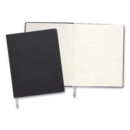 TRU RED Hardcover Business Journal, Narrow Rule, Black Cover, 10 x 8, 96 Sheets (24377295)