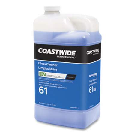 Coastwide Professional Glass Cleaner 61 Eco-ID Ammonia-Free Concentrate for ExpressMix Systems, Unscented, 110 oz Bottle, 2/Carton (24323031)