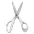 TRU RED Stainless Steel Scissors, 8" Long, 3.58" Cut Length, Assorted Straight Handles, 2/Pack (24380494)