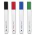 TRU RED Dry Erase Marker, Tank-Style, Medium Chisel Tip, Four Assorted Colors, 8/Pack (24376591)
