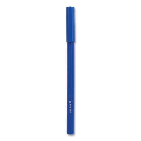 TRU RED Ballpoint Pen, Stick, Medium 1 mm, Blue Ink, Blue Barrel, 60/Pack (24328147)