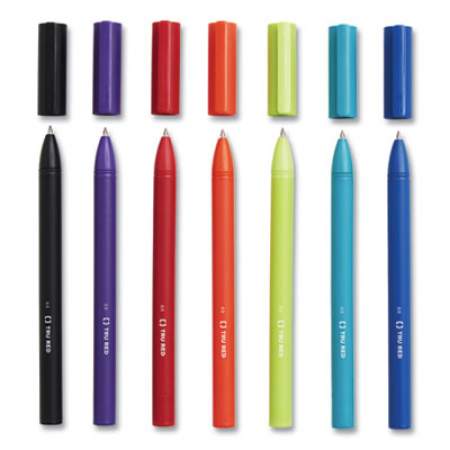 TRU RED Quick Dry Gel Pen, Retractable, Fine 0.5 mm, Assorted Ink and Barrel Colors, 12/Pack (24377039)