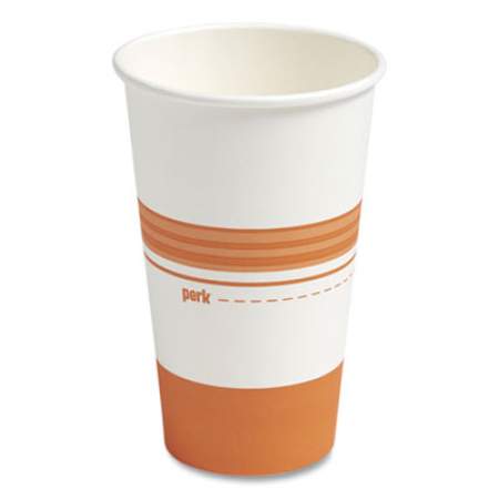 Perk Plastic Cold Cups, 16 oz, Clear, 50/Pack (24353996)
