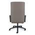 Union & Scale Prestige Bonded Leather Manager Chair, Supports Up to 275 lb, Warm Gray Seat/Back, Gray Base (24398959)