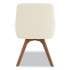 Union & Scale MidMod Fabric Guest Chair, 24.8" x 25" x 31.8", Cream Seat/Back (24398962)