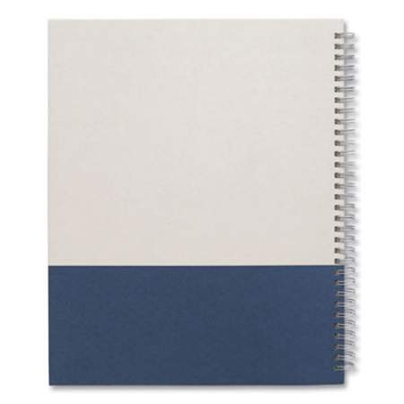 TRU RED Wirebound Hardcover Notebook, 1 Subject, Narrow Rule, Gray/Blue Cover, 11 x 8.5, 80 Sheets (24383520)