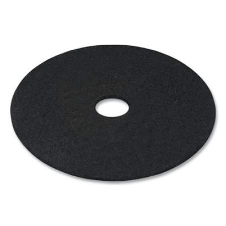 Coastwide Professional Stripping Floor Pads, 20" Diameter, Black, 5/Carton (655465)