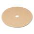 Coastwide Professional Polishing Floor Pads, 20" Diameter, White, 5/Carton (663605)