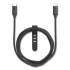 NXT Technologies Braided Lightning Cable to USB-C Cable, 6 ft, Black (24411019)