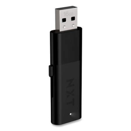 NXT Technologies USB 2.0 Flash Drive, 16 GB, Black, 4/Pack (24399037)