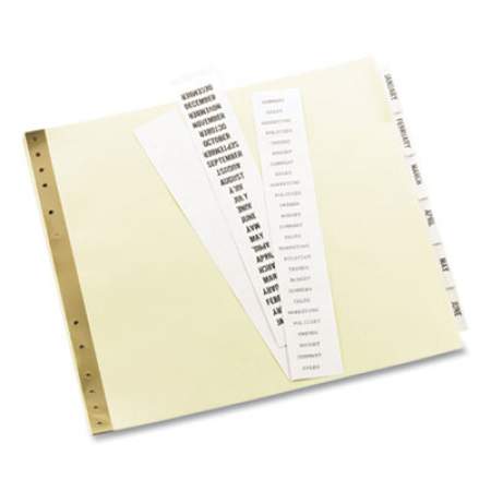Avery Insertable Clear Tab Dividers For Data Binders, 6-Tab, 11 X 9 1/2 (11730)