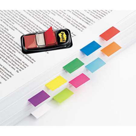 Post-it Flags Standard Page Flags in Dispenser, Red, 100 Flags/Dispenser (680RD2)