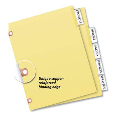Avery Insertable Big Tab Dividers, 5-Tab, Letter (23281)