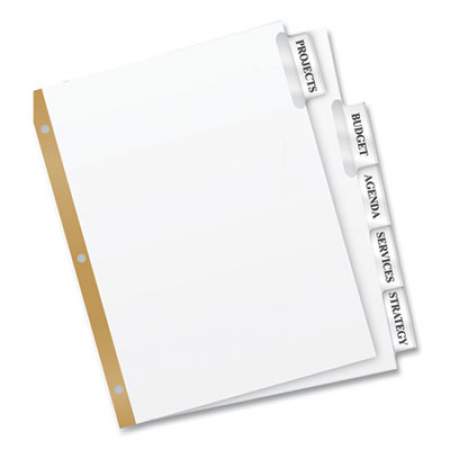 Avery Insertable Big Tab Dividers, 5-Tab, Letter (11122)