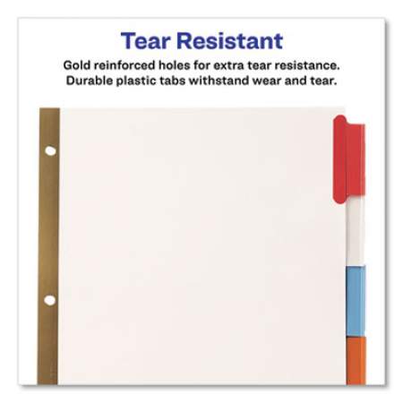 Avery Insertable Big Tab Dividers, 5-Tab, Letter (11121)
