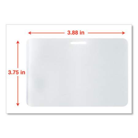 Universal Laminating Pouches, 5 mil, 3.75" x 3.88", Matte Clear, 25/Pack (84610)