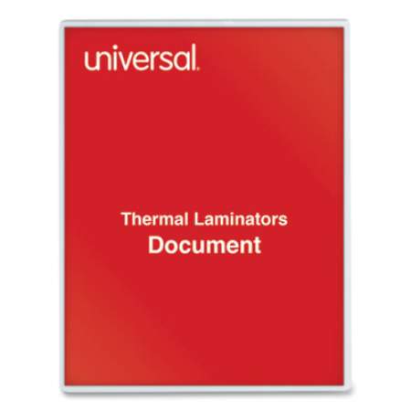 Universal Laminating Pouches, 3 mil, 9" x 11.5", Matte Clear, 25/Pack (84620)
