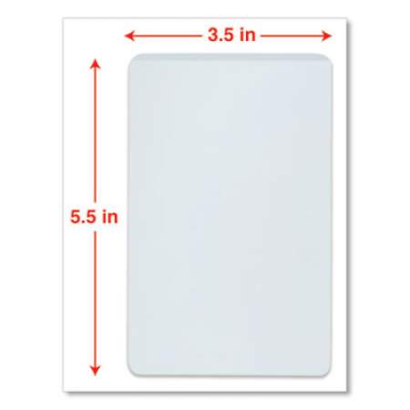 Universal Laminating Pouches, 5 mil, 5.5" x 3.5", Matte Clear, 25/Pack (84679)