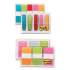 Post-it Standard and Arrow Flag Combo Pack, 0.47" and 0.94", Assorted Colors, 320/Pack (683XLM)