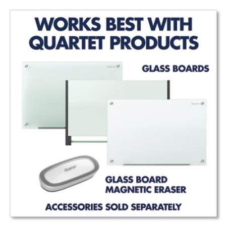 Quartet Premium Glass Board Dry Erase Marker, Medium Bullet Tip, Assorted Colors, 6/Pack (79556)