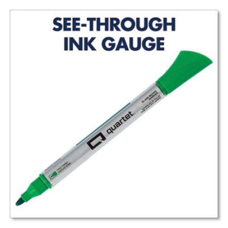 Quartet Premium Glass Board Dry Erase Marker, Fine Bullet Tip, Assorted Colors, 4/Pack (79555)