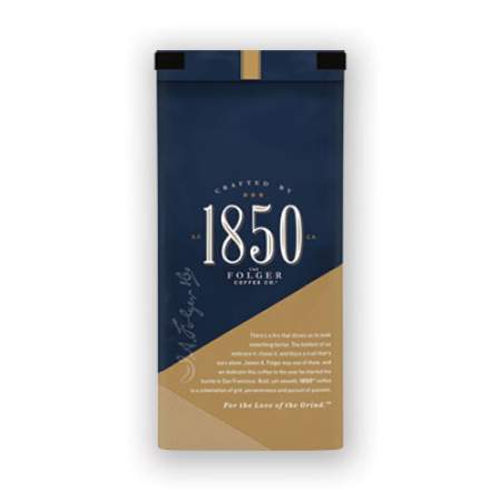 1850 Coffee, Lantern Glow, Light Roast, Ground, 12 oz Bag, 6/Carton (60513)