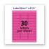 Avery High-Visibility Permanent Laser ID Labels, 1 x 2 5/8, Neon Magenta, 750/Pack (5970)