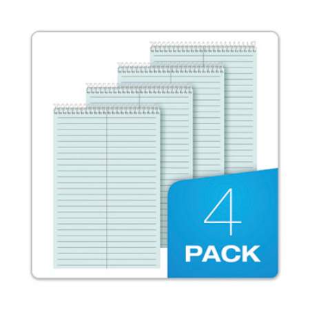 TOPS Prism Steno Pads, Gregg Rule, Blue Cover, 80 Blue 6 x 9 Sheets, 4/Pack (80284)
